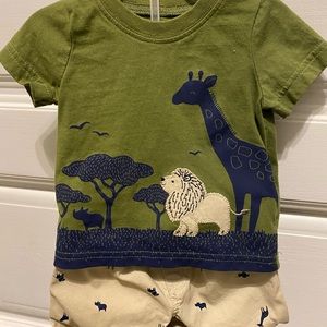 Carter’s Tshirt and Shorts Outfit